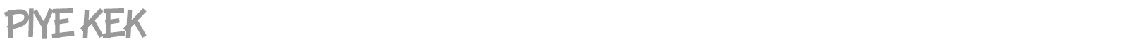 Piye Kek font preview